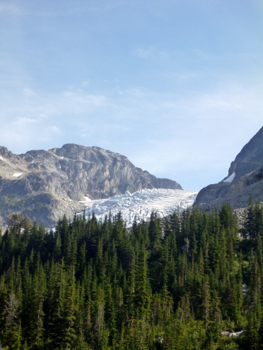 The glacier, as seen from the hike up to Tszil/Taylor